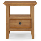 WYNDENHALL Halifax Solid Wood 19-inch Square End Table - 19 inch wide