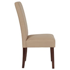Tufted Parsons Chair with Side Panel Detail