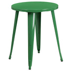 Set da caffè 3 pezzi in metallo per interni/esterni