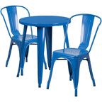 Set da caffè 3 pezzi in metallo per interni/esterni