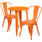 Set da caffè 3 pezzi in metallo per interni/esterni
