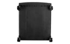Storex Two-Drawer Mobile Filing Cabinet, 2 Legal/Letter-Size File Drawers, Black, 14.75 x 18.25 x 26