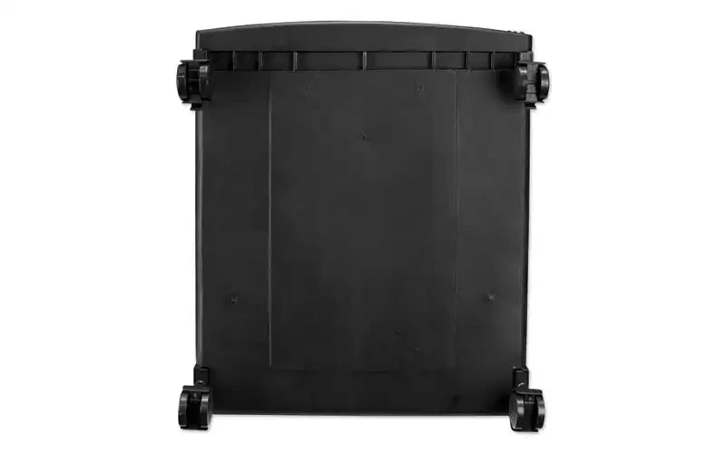 Storex Two-Drawer Mobile Filing Cabinet, 2 Legal/Letter-Size File Drawers, Black, 14.75 x 18.25 x 26