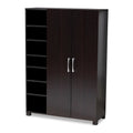 Contemporanea scarpiera marrone scuro Wenge