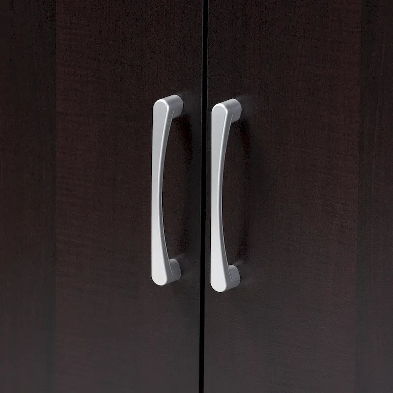 Contemporanea scarpiera marrone scuro Wenge