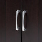 Contemporanea scarpiera marrone scuro Wenge