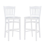 Heathcliff Rustic Solid Wood Barstool (Set of 2)