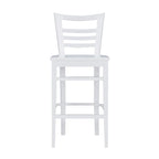 Heathcliff Rustic Solid Wood Barstool (Set of 2)