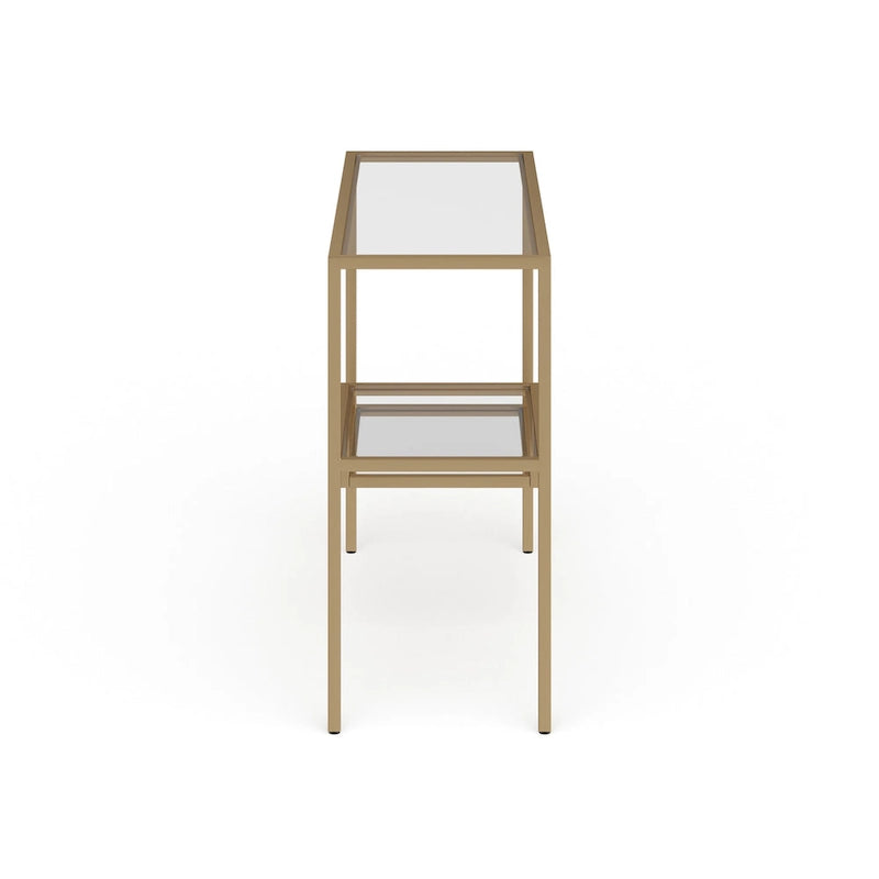 Lovett Console Table Brass Finish