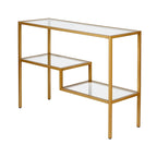 Lovett Console Table Brass Finish