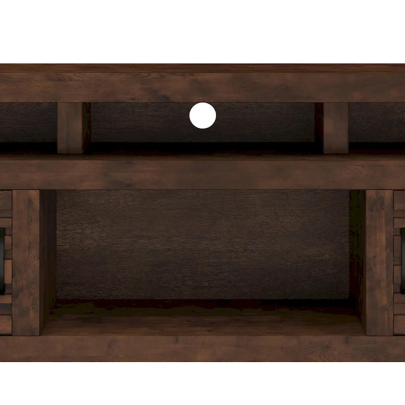 Mobile porta TV Sausalito Bridgevine, 183 cm, per TV fino a 85 pollici, nessun assemblaggio richiesto, finitura Whiskey