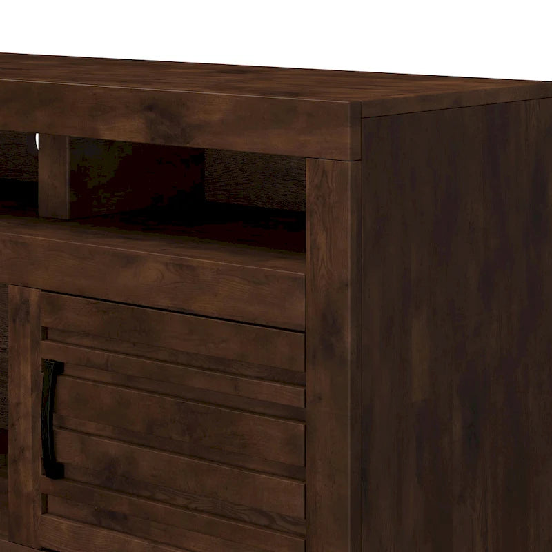 Mobile porta TV Sausalito Bridgevine, 183 cm, per TV fino a 85 pollici, nessun assemblaggio richiesto, finitura Whiskey