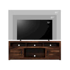 Mobile porta TV Sausalito Bridgevine, 183 cm, per TV fino a 85 pollici, nessun assemblaggio richiesto, finitura Whiskey