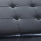 HomCom 51 PU Leather Tufted Storage Ottoman Bench - 19*50.25*16