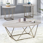 Steve Silver Ravine Marble Top Side Table