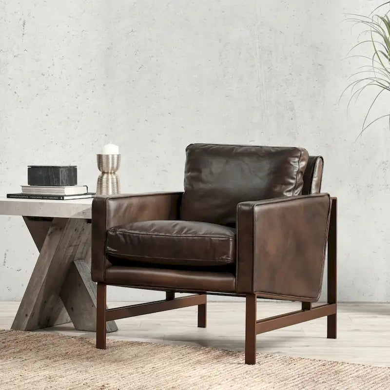 Poltrona Club in Pelle Chad Classic Home