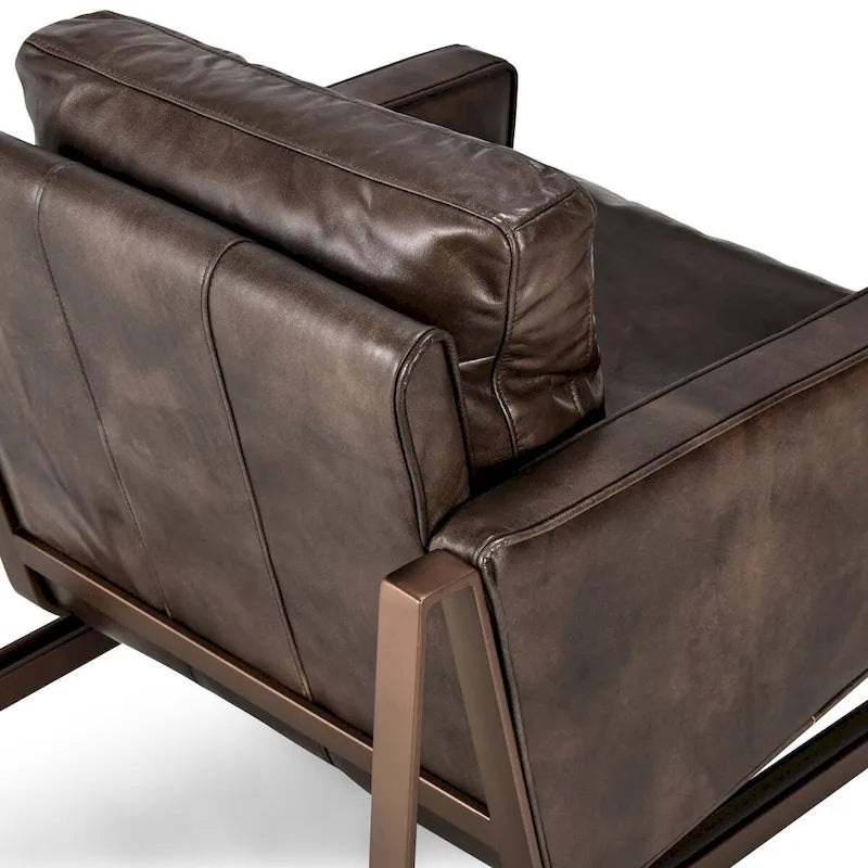 Poltrona Club in Pelle Chad Classic Home