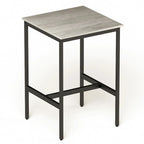 Square Bar Table with 2 Bar Chairs