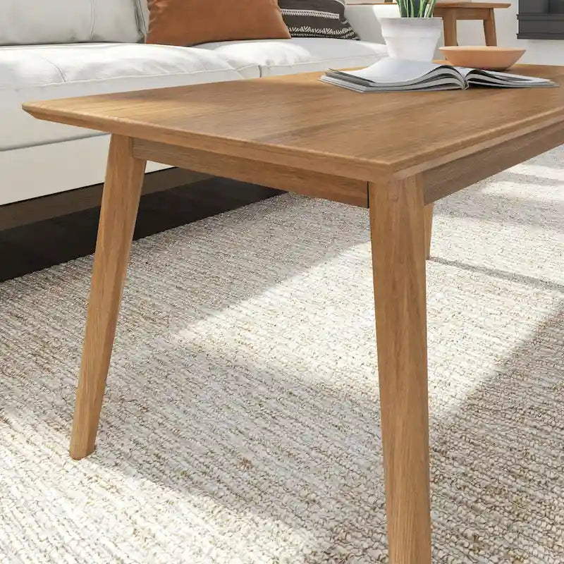 Plank and Beam Mid-Century Rectangular Coffee Table - 40