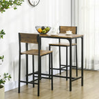 Carbon Loft Padrad Industrial Counter Height 3-piece Dining Set