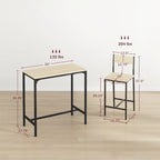 Carbon Loft Padrad Industrial Counter Height 3-piece Dining Set