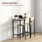 Carbon Loft Padrad Industrial Counter Height 3-piece Dining Set