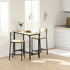 Carbon Loft Padrad Industrial Counter Height 3-piece Dining Set