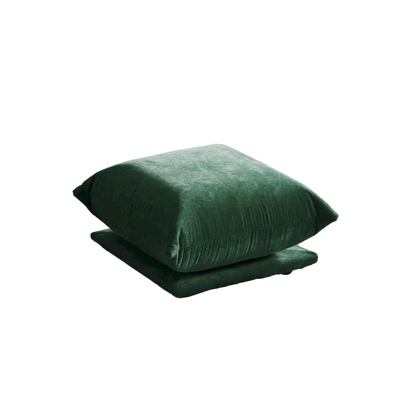Chenille Fabric Modular Sectional Sofa Set with Ottoman