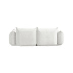 Chenille Fabric Modular Sectional Sofa Set with Ottoman