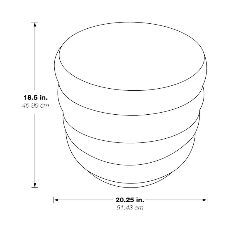 Cecil Pouf Contenitore