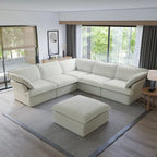 L-shape Sectional Sofa Modern Upholstered Modular Sofa