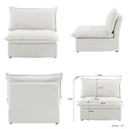 L-shape Sectional Sofa Modern Upholstered Modular Sofa