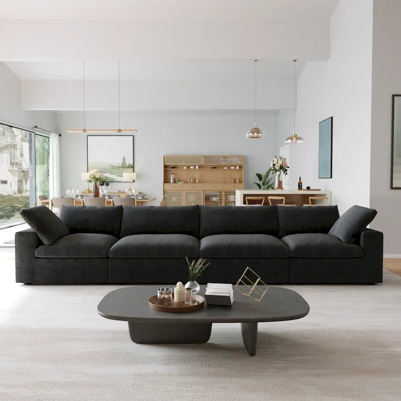 Modern Modular Convertible Sectional Sofa Couch for Living Room