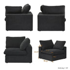 Modern Modular Convertible Sectional Sofa Couch for Living Room