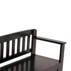 WYNDENHALL Riverside SOLID WOOD 48 inch Wide Contemporary Entryway Storage Bench - 20 inch wide