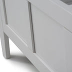 WYNDENHALL Riverside SOLID WOOD 48 inch Wide Contemporary Entryway Storage Bench - 20 inch wide