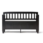 WYNDENHALL Riverside SOLID WOOD 48 inch Wide Contemporary Entryway Storage Bench - 20 inch wide