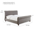 Letto trapuntato Sawyer di Steve Silver