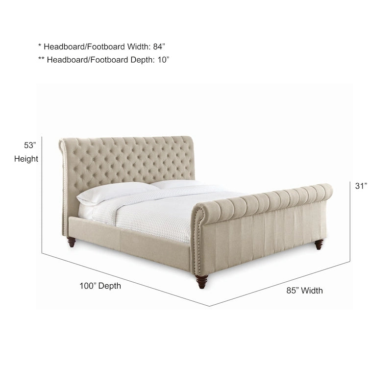 Letto trapuntato Sawyer di Steve Silver
