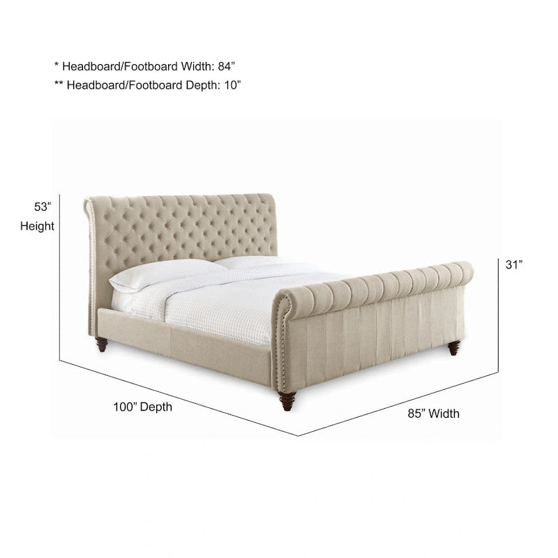 Letto trapuntato Sawyer di Steve Silver