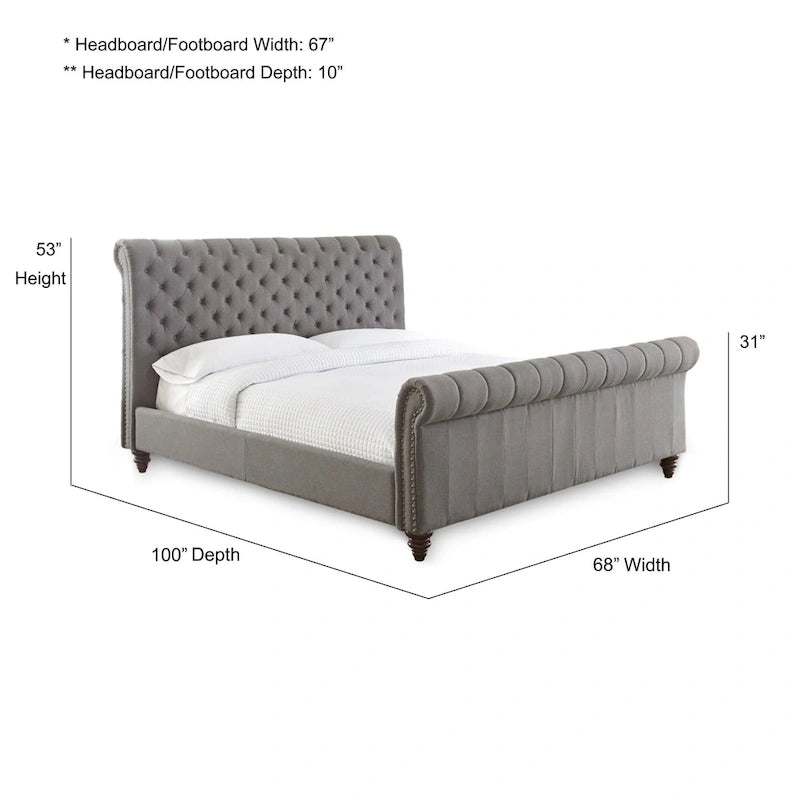 Letto trapuntato Sawyer di Steve Silver