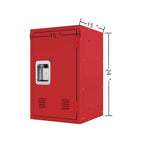 Compact Removable Stackable Steel Storage Cabinet