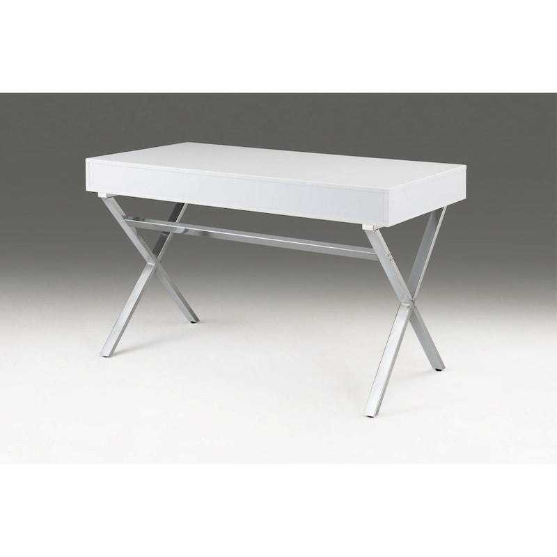 Desk with Two drawers with Medal Base