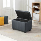 Porthos Home Vivi Fabric Flip Top Storage Bench
