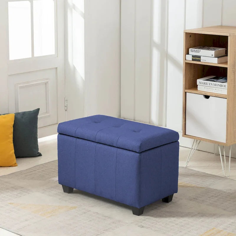 Porthos Home Vivi Fabric Flip Top Storage Bench