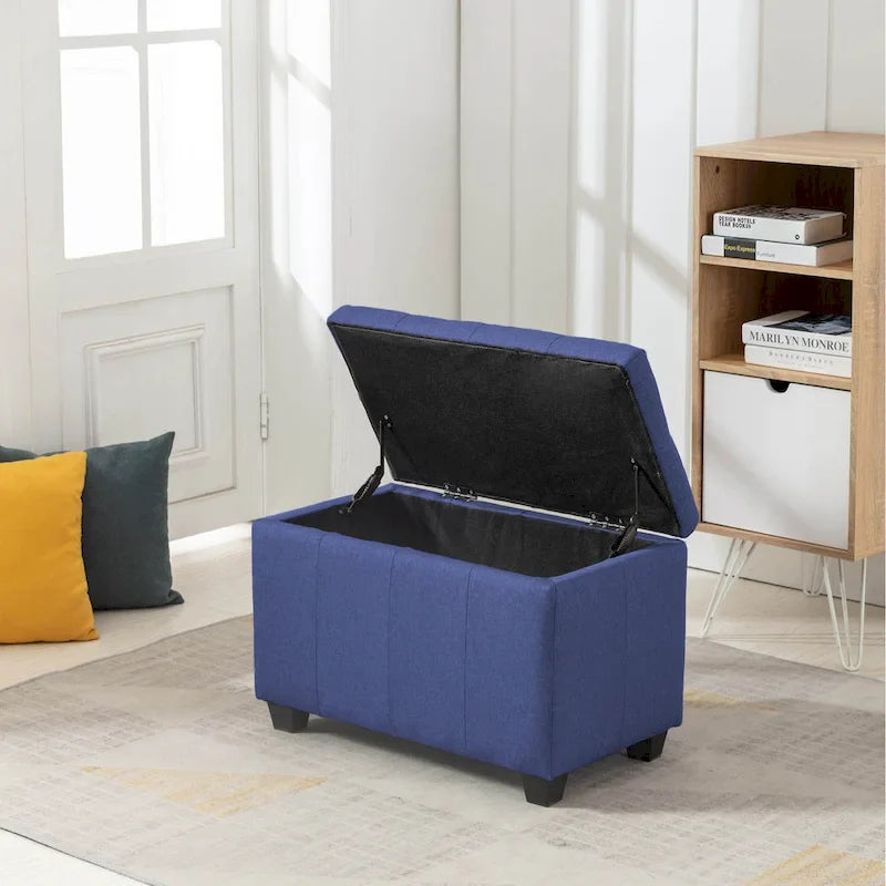 Porthos Home Vivi Fabric Flip Top Storage Bench