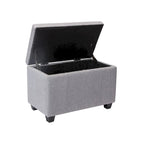 Porthos Home Vivi Fabric Flip Top Storage Bench