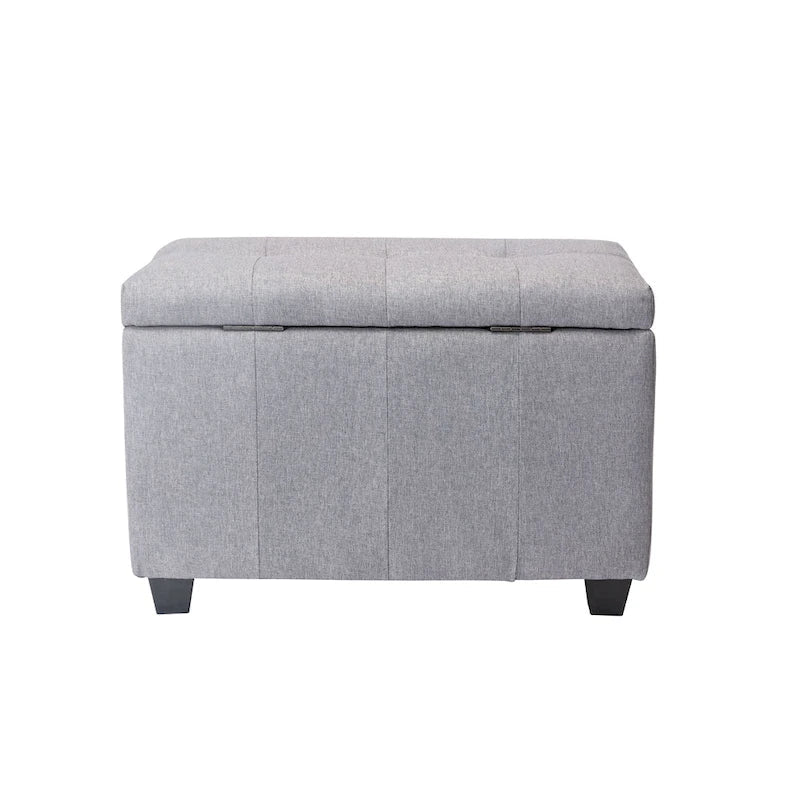 Porthos Home Vivi Fabric Flip Top Storage Bench