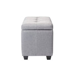 Porthos Home Vivi Fabric Flip Top Storage Bench