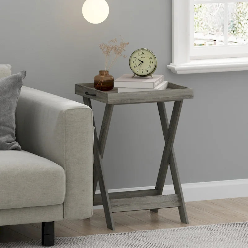 Tavolino Furinno Classic con vassoio removibile